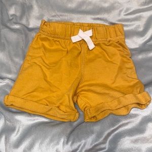 Yellow shorts